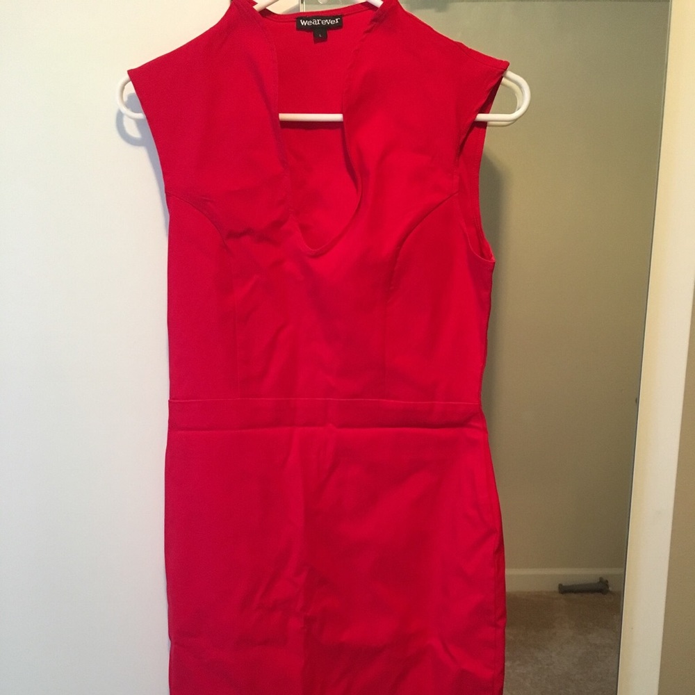 Red dress